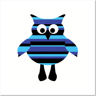 Owlbert the Cute Owl Pal Posters and Art